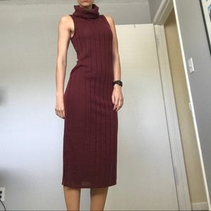 Burgundy max dress - Cotton On